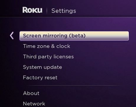 roku-enable-screen-mirroring