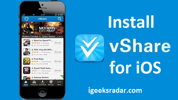 install vshare for iOS