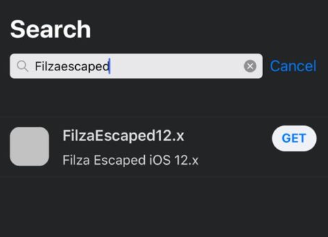 FilzaEscaped App on iOS
