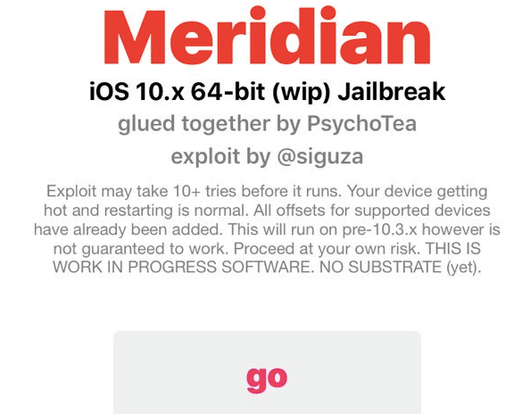 Start Jailbreaking with Meridian