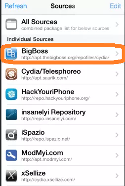 Add BigBoss Repo to Cydia