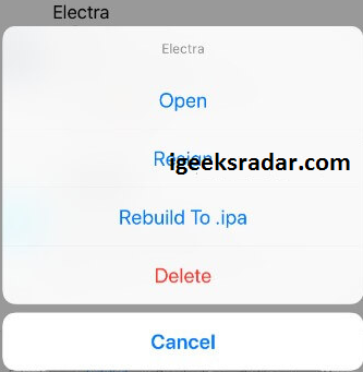 Resign Electra with Ext3nder