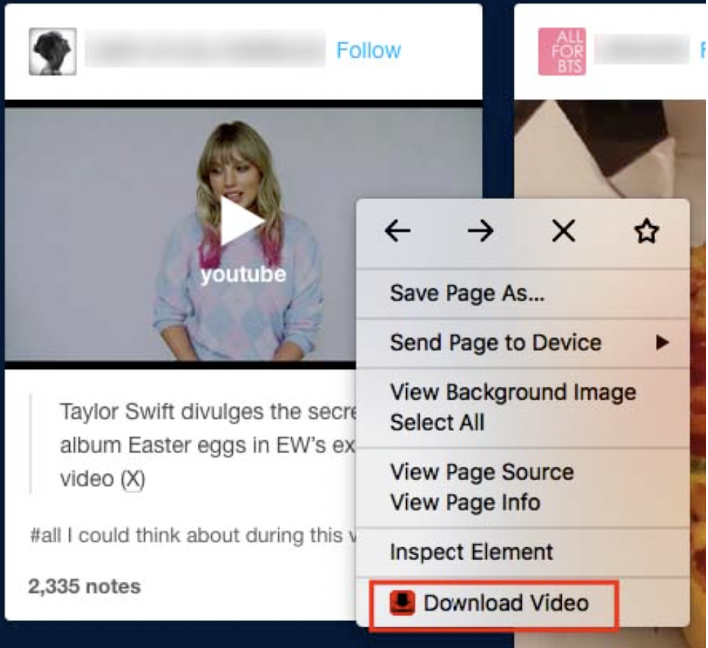 Tumblr Videos Download on iPhone and iPad