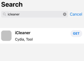 Search iCleaner Pro on iOS - AppValley