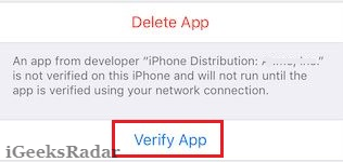 untrusted-verify-app-fix