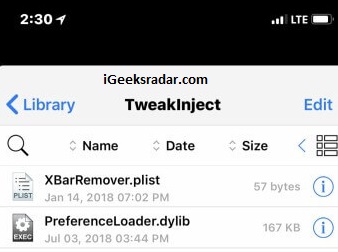 How to install Tweaks on iOS 11.2 - 11.3.1 for rootlessJB - Step 6