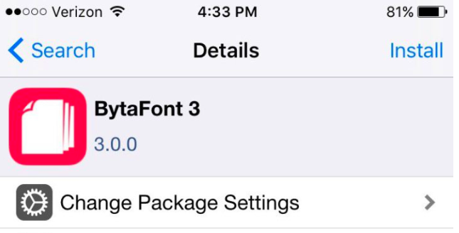 BytaFont 3 App Download on iOS