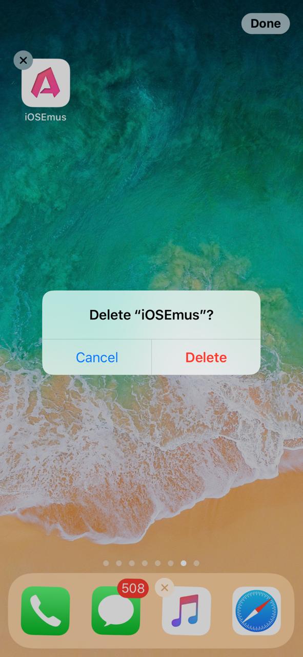 Delete iOSEmus Installer