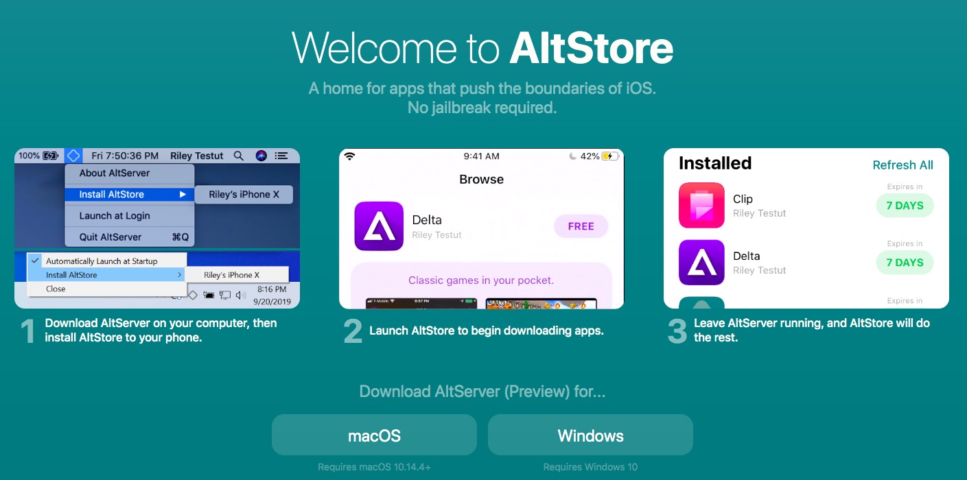 AltStore - Delta Emulator App