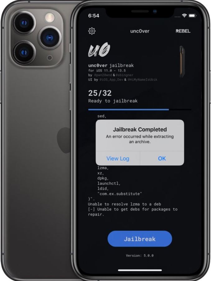unc0ver-jailbreak-error-archive-extract-fix