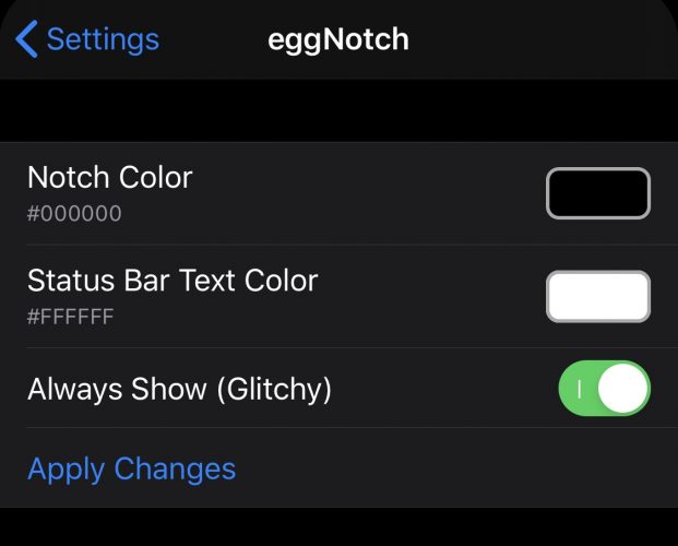 eggNotch-settings