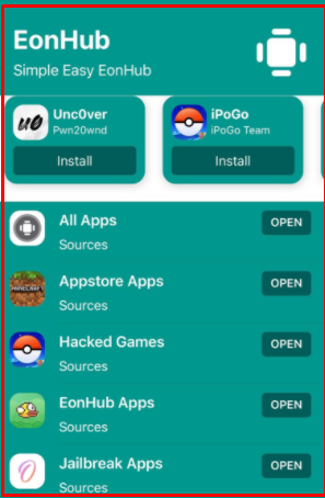 EonHub Apps Store on iOS - Apps & Games