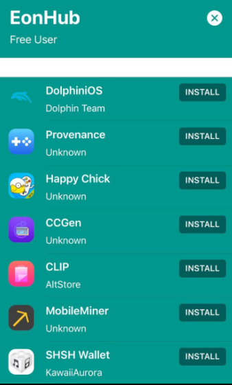EonHub Apps Store App Download on iOS