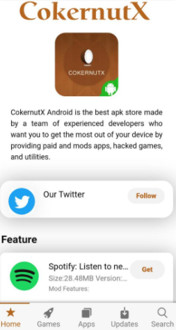 CokerNutX App Interface