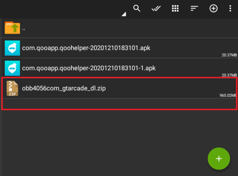 Extracting OBB File with APK