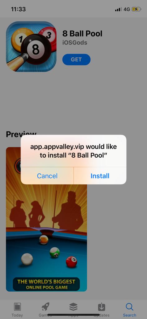 Install 8 Ball Pool Mod Game on iOS (Unlocked Cheats)