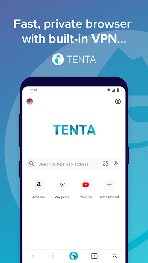 Tenta Private Browser with built-in VPN